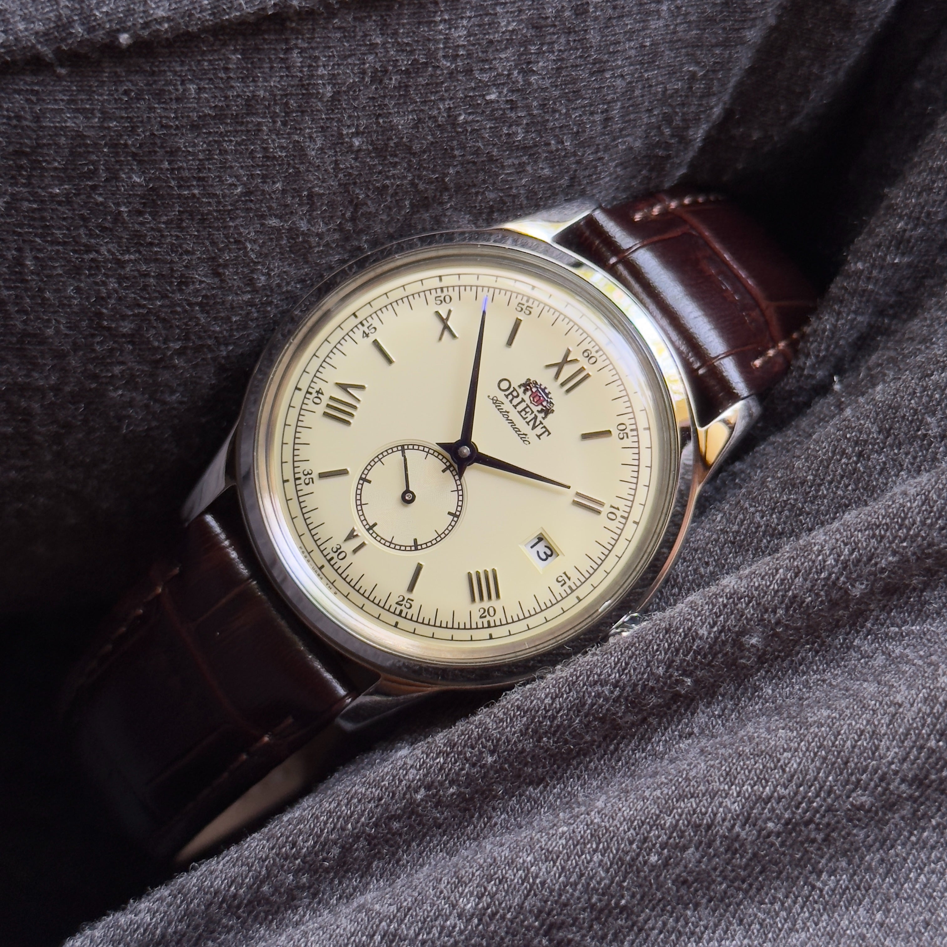 Orient Bambino V7 Roman Cream Dial