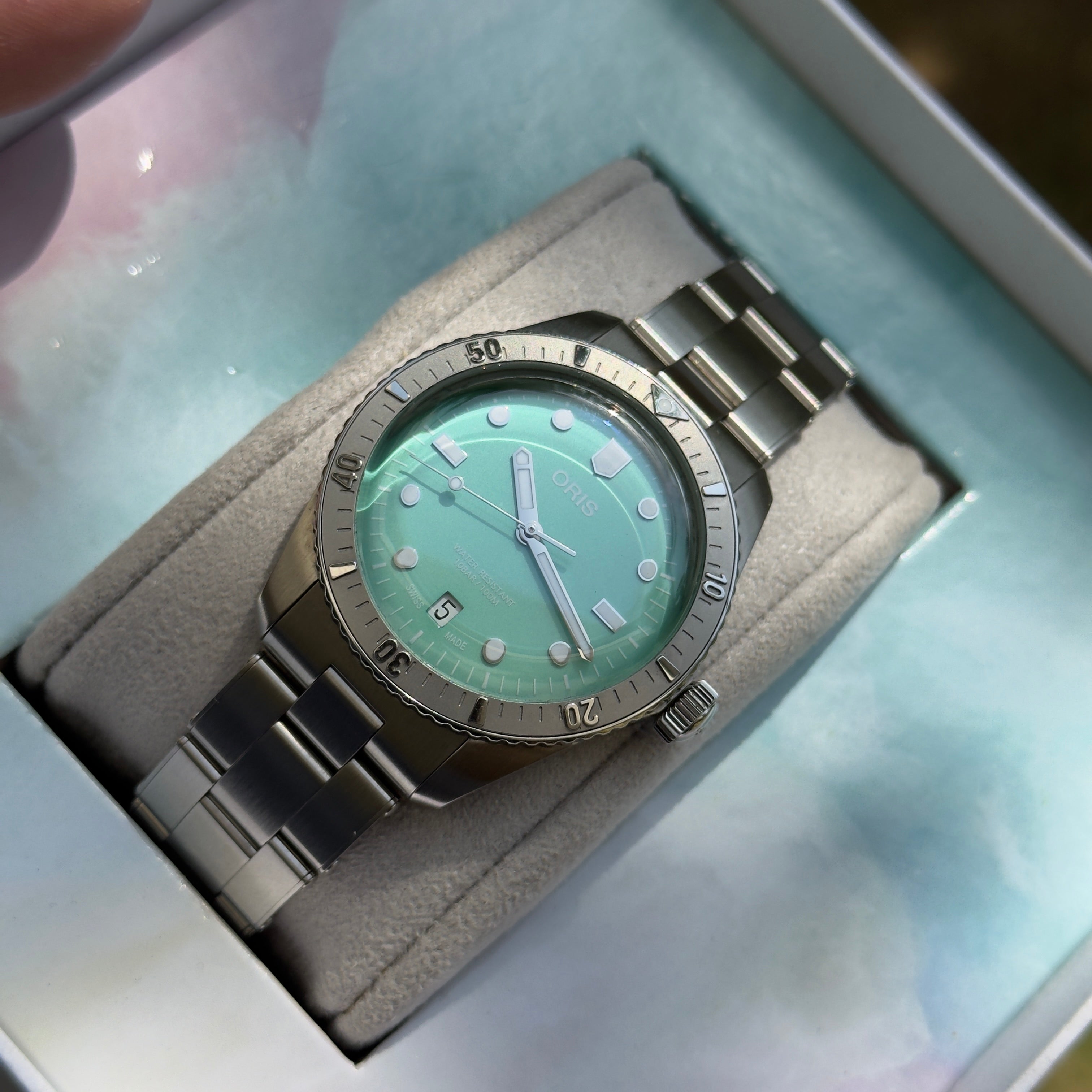 Oris Divers 65 Cotton Candy