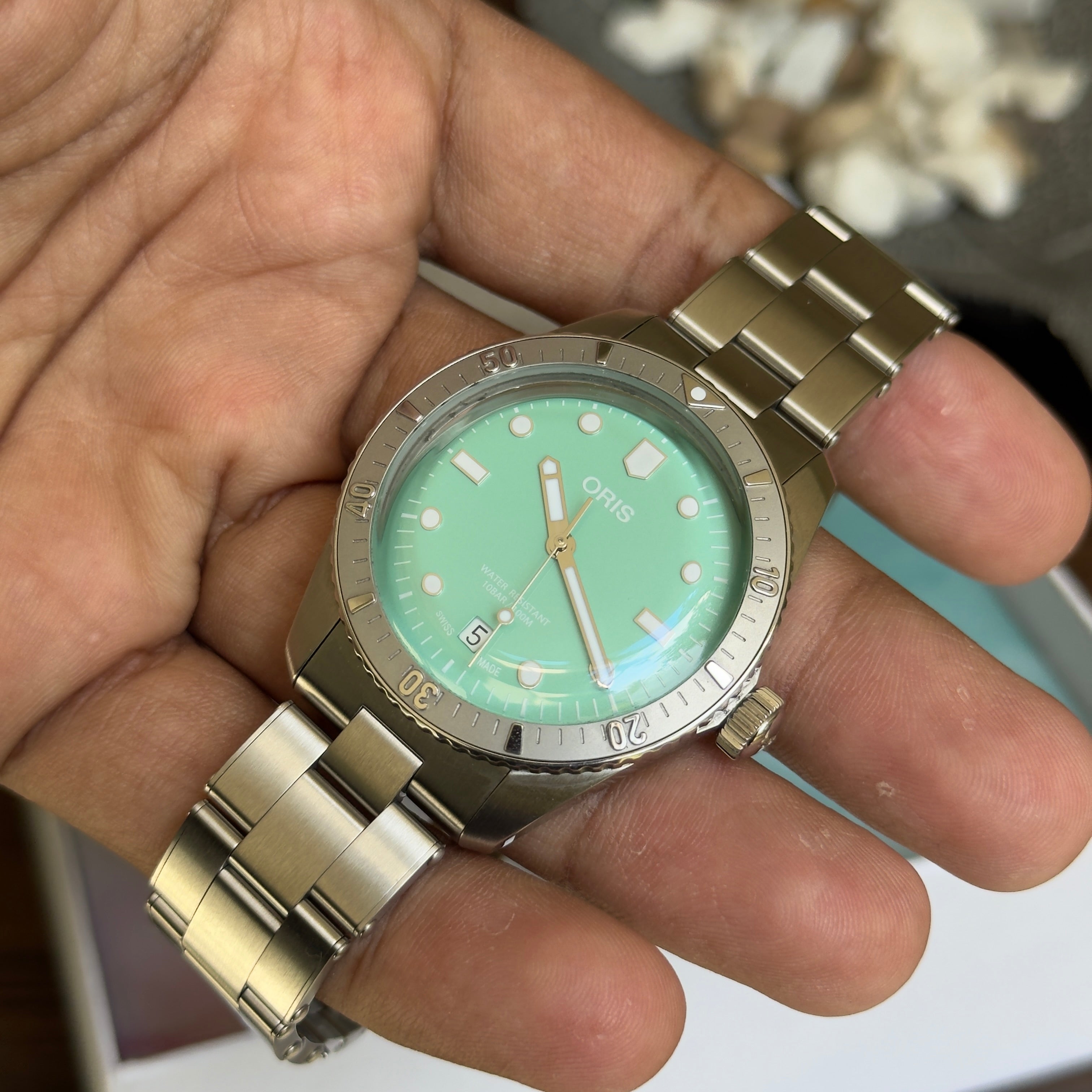 Oris Divers 65 Cotton Candy
