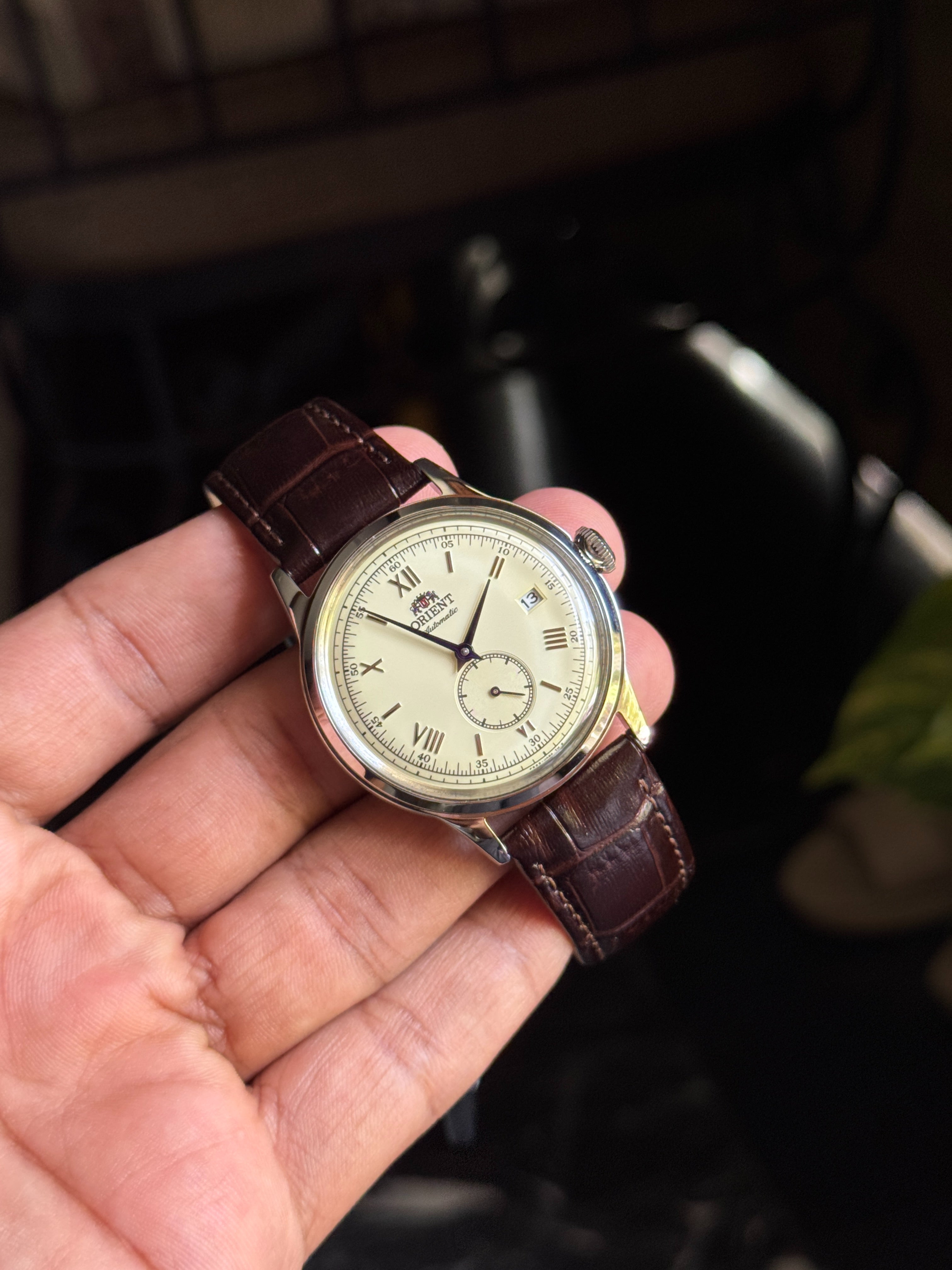 Orient Bambino V7 Roman Cream Dial